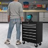 Acekool 7-Drawer Rolling Tool Chest, Black Storage Cabinet with Lock, Ball-Bearing Drawers & Wheels for Garage, Workshop, Office - 2 of 4