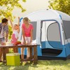 Tangkula Camping Tent for 3-5 People Cabin Shelter w/ Large Double-Layer Mesh Front Door - 2 of 4