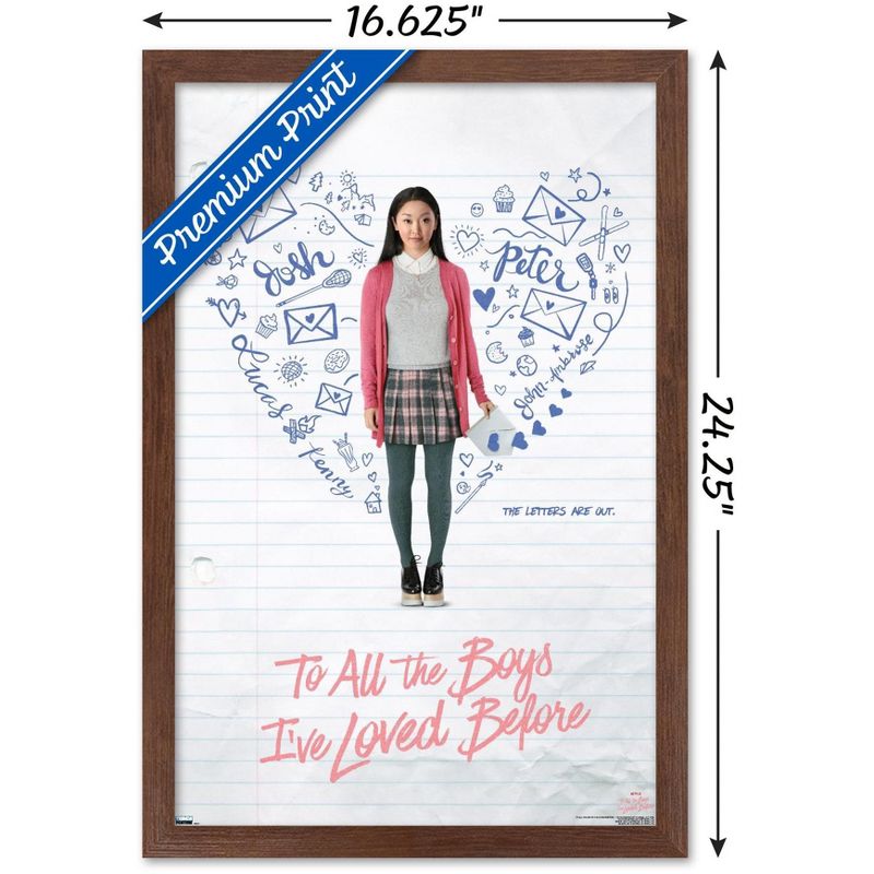 Trends International Netflix To All the Boys I've Loved Before - Key Art Framed Wall Poster Prints, 3 of 7