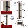 Sorbus Wire & Wood Wine Rack and Glass Holder Wall Mounted for Bottles, Wine Glasses, for Home Bar - 3 of 4
