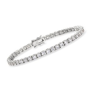 Ross-Simons 8.00 ct. t.w. CZ Tennis Bracelet in Sterling Silver - 1 of 3