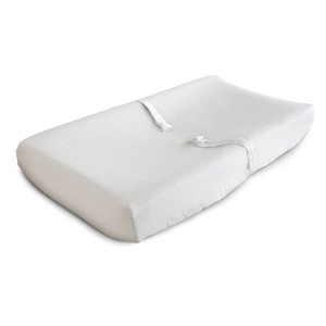 Mushie Extra Soft Muslin Changing Pad Cover - 1 of 4