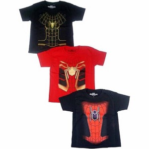 Marvel Little/Big Boy's 3 Pack Superhero Print T-Shirt Sets - 1 of 1