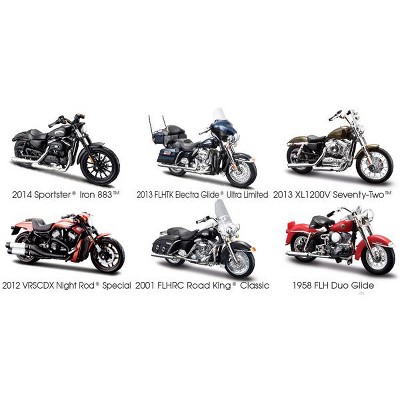 harley davidson motorcycle scale models