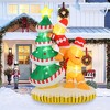 Costway 7 ft Inflatable Christmas Tree with 7Internal LED Lights & Built-in Fan for Yard - 4 of 4