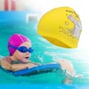 Unique Bargains Kid's Knitted PU Cartoon Binoculars Swim Cap 1 Pc - 2 of 4
