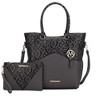 MKF Collection Iris Snake Embossed Women’s Tote Bag with matching Wristlet Pouch by Mia K - 2 of 4