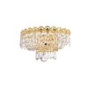 Elegant Lighting Century 2 light Gold Wall Sconce Clear Royal Cut Crystal - 3 of 4