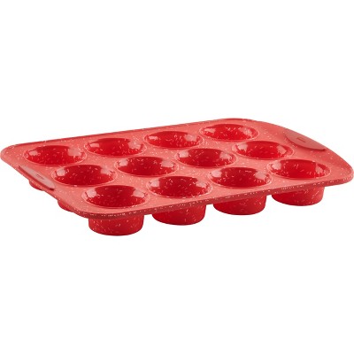 Silicone Muffin Pan Red - Trudeau