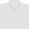 Black Bow Jewelry 1.75mm 10k Yellow Gold Diamond Cut Solid Rope Chain Necklace - 2 of 4