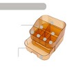 Unique Bargains Seven Grids Makeup Organizer for Lotions Brushes 1 Set - 3 of 4