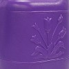 Union Products 63071 2 Gallon Plastic Indoor/Outdoor Watering Can w/ Tulip Design for Garden, Potted Plants, & Patio Pots, Purple - 4 of 4