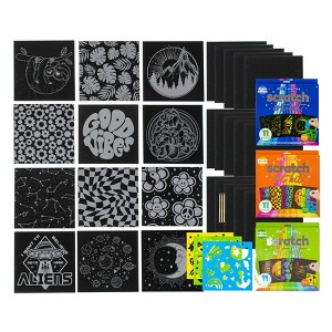 Art 101 Scratch Art Kit 3-Pack - 1 of 4