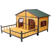 Gulches Pet Houses - Double XL Dog Kennel with Elevated Floor and Porch for Outdoor Comfort - 4 of 4