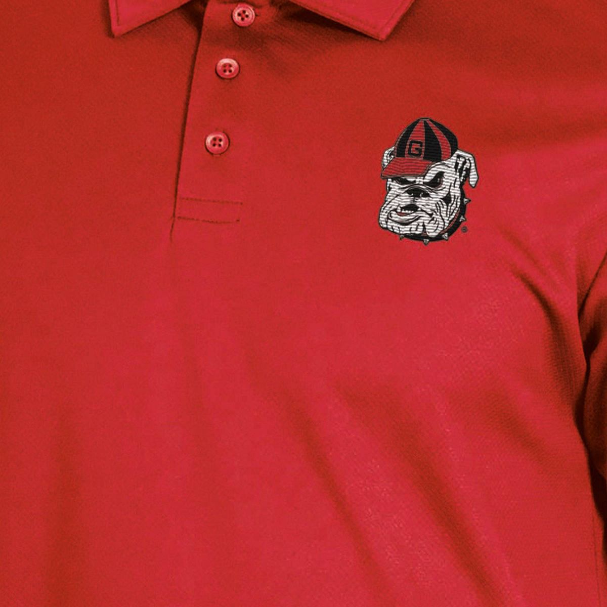 NCAA Georgia Bulldogs Men's Mascot Polo Shirt - thumbnail 3