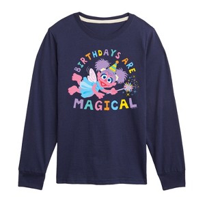 Boys' - Sesame Street - Birthdays Are Magical Long Sleeve Graphic T-Shirt - 1 of 3