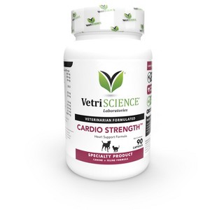 VetriScience Cardio Strength, Heart Health Supplement for Dogs & Cats, 90 Capsules - 1 of 3