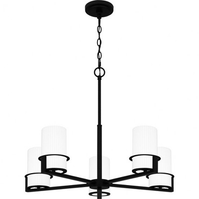 Quoizel Lighting Seymour 5 - Light Chandelier in  Matte Black