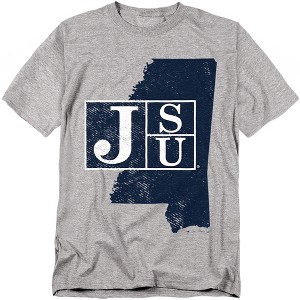 Men's Jackson State University State Shape T-Shirt - 1 of 4