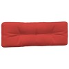 vidaXL Chair Cushion 3 Pcs Water Repellent Outdoor Cushion Sofa Pad Fabric - Red - 4 of 4