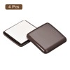 Unique Bargains Plastic Self-adhesive Smooth Tile Vinyl Round Sliding Pads - 3 of 4