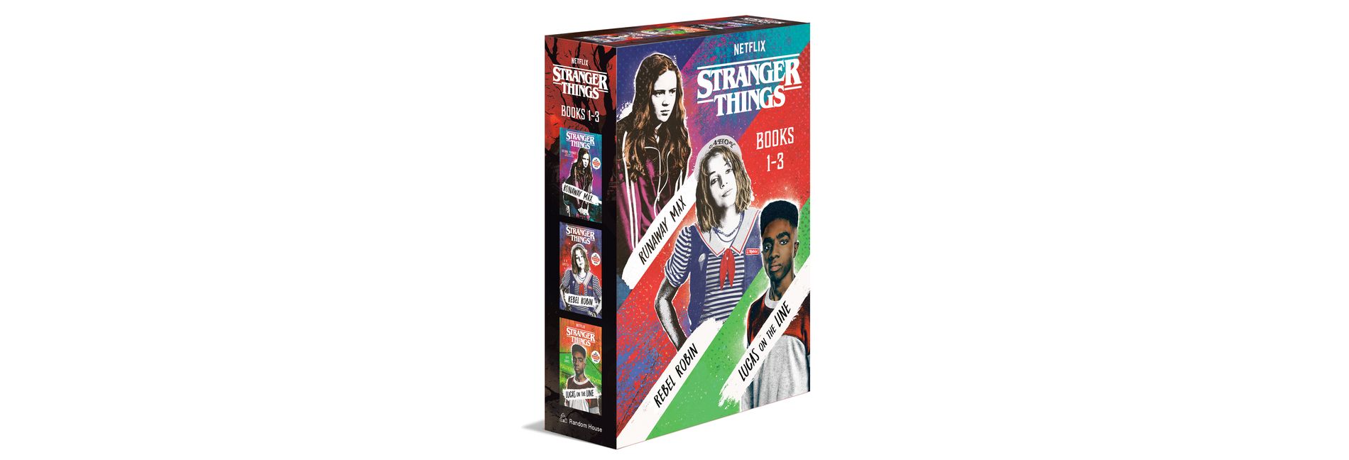 Stranger Things Boxed Set, Books 1-3: Runaway Max, Rebel Robin, and Lucas on the Line - by  Various (Mixed Media Product)
