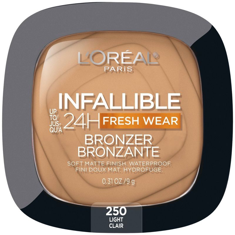 L'Oreal Paris Infallible Up to 24hr Fresh Wear Soft Matte Bronzer - 0.31oz, 1 of 8