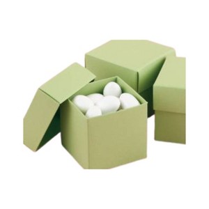 Paper Frenzy Olive Green 2 Piece Party Favor Boxes with Lids 2x2x2 inches (25 pack) for Valentine's Day, Wedding Shower Birthday - 1 of 1