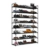 Home-Complete 8-Tier Shoe Rack for 40 Pairs, Black - 2 of 4