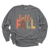 Simply Sage Market Hello Fall Cursive Block Garment Dyed Long Sleeve - 2 of 4