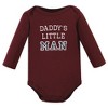 Hudson Baby Infant Boy Cotton Bodysuit, Pant and Shoe Set, Boy Daddy Long Sleeve - 4 of 4