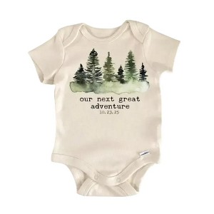 Travel Adventure Forest Newborn Baby Onesie® Bodysuit GS1 - 1 of 4