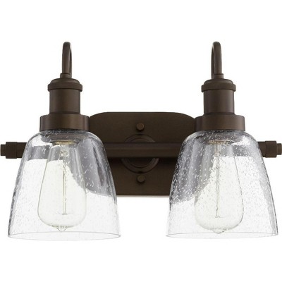 Quorum Lighting 2 - Light Vanity in  Oiled Bronze