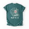 S.W.Smiley Nature Doesn't Need Wi-Fi - Women's Garment Dyed Graphic T-Shirt - 3 of 4