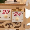 Kurt Adler 8.3 Inch Battery Operated 6-light LED Santa Sleigh With Advent Calendar - 4 of 4