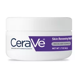 CeraVe Skin Renewing Night Cream, Face Moisturizer with Niacinamide, Peptide Complex, Hyaluronic Acid and Ceramides - 1.7 fl oz