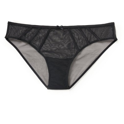 Adore Me Women's Bianca Bikini Panty Xl / Jet Black. : Target