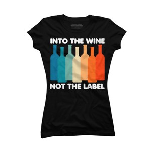 Adult Design By Humans Into the Wine, Not the Label Pride By leroystubbles T-Shirt - 1 of 2