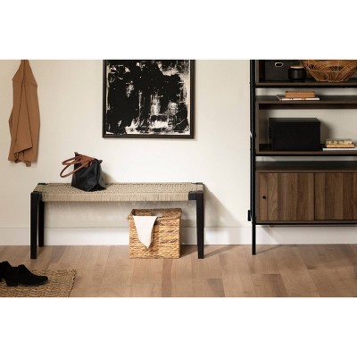 South Shore Balka Wood Bench Spot Clean, Wood