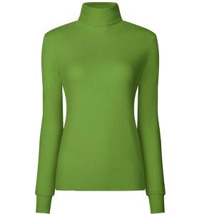 Hobemty Women's Pullover Sweater Top Long Sleeve Turtleneck Knit Tops - 1 of 4