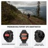 Garmin fenix 8 Pro 47 mm Amoled Sapphire Carbon Gray DLC Titanium with Black and Pebble Gray Silicone Band - 2 of 4