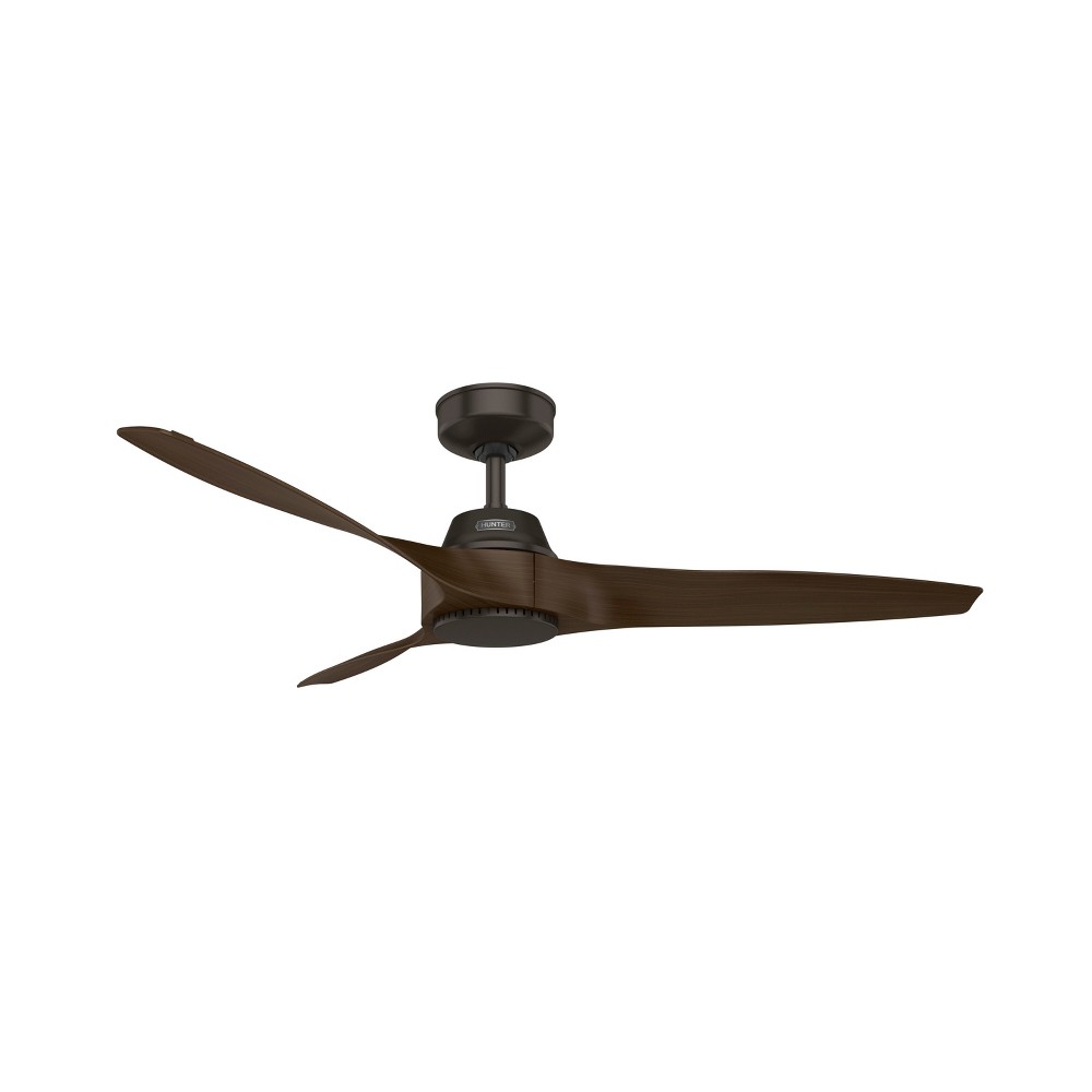 Photos - Air Conditioner 52" Mosley Damp Rated Ceiling Fan and Wall Control Premier Bronze - Hunter