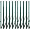 vidaXL Chain Link Fence with Posts Spike Steel 2.6ftx82ft - 4 of 4