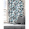 NuWallpaper Jane Peel and Stick Wallpaper Blue: Removable Vinyl, Self-Adhesive, Smooth Finish, 28.2 Sq Ft Coverage - 4 of 4