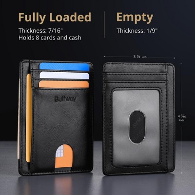 Generic Slim Minimalist Front Pocket RFID Blocking Leather Wallets for Men and Women - image 3