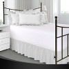 Shopbedding Ruffled Bed Skirt with Split Corner, Cotton Blend Dust Ruffle - 2 of 4