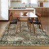 Nasitip Bohemia Floral Area Rug,Machine Non-Slip&Washable , Soft Low Pile for Easy-Living Room，bedroom - 3 of 4