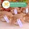 Unique Bargains Burlap Wired Edge Durable Thick Fabric Ribbons for DIY Crafts 1 Pc - 4 of 4