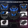 Racxily Gaming Chair - RGB Lighting PU Leather Computer Chair with Footrest and Lumbar Support, w/Synced Armrests & 5-Star Metal Base - 4 of 4