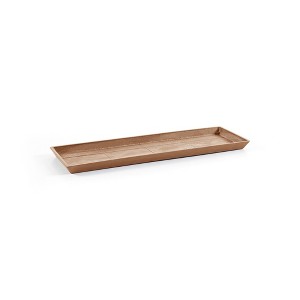Ecopots Indoor/Outdoor Modern Plastic Rectangular Bruges Flower Pot Planter Saucer - 1 of 4
